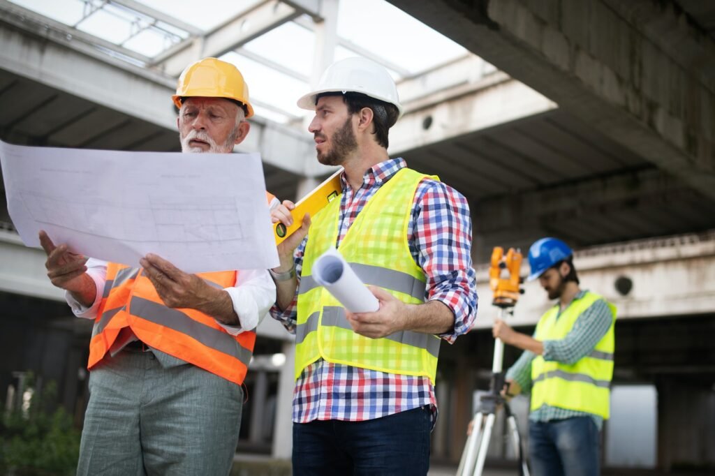 profesionales construcción ingenieros